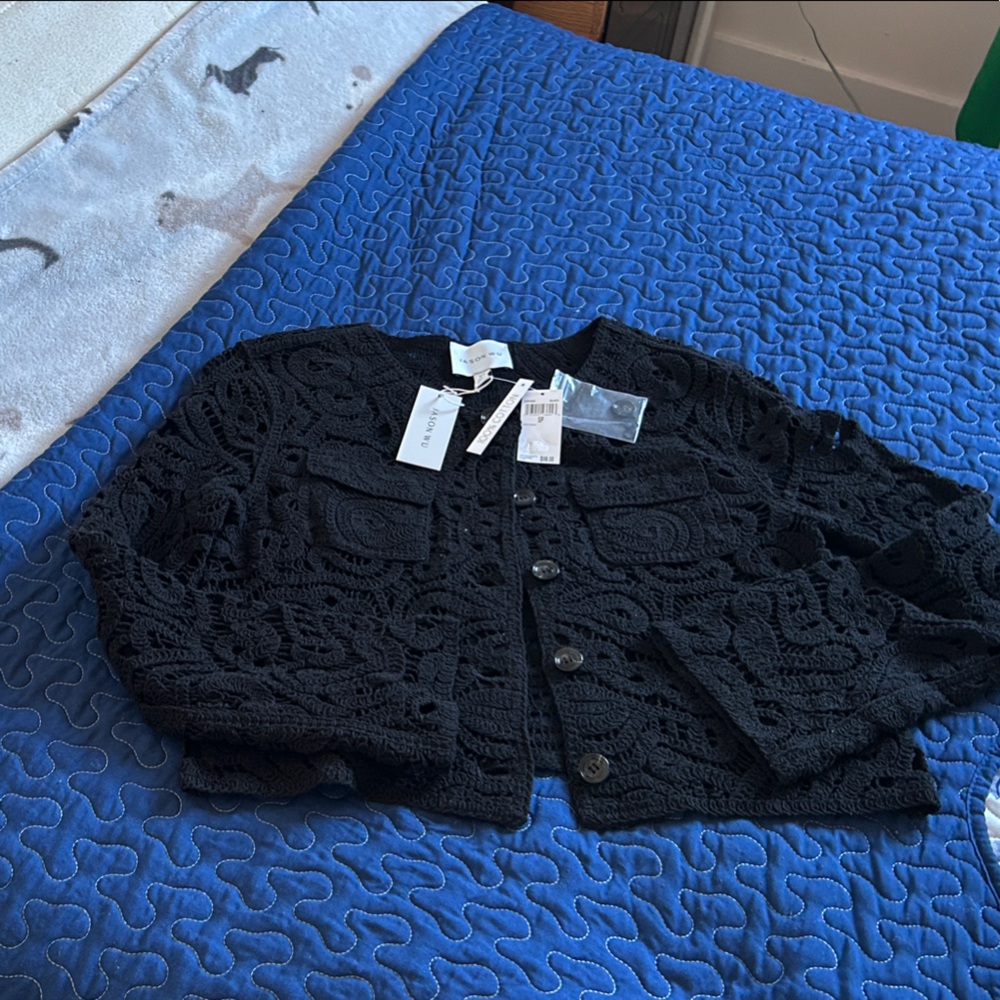 Jason Wu Black Lace Jacket
